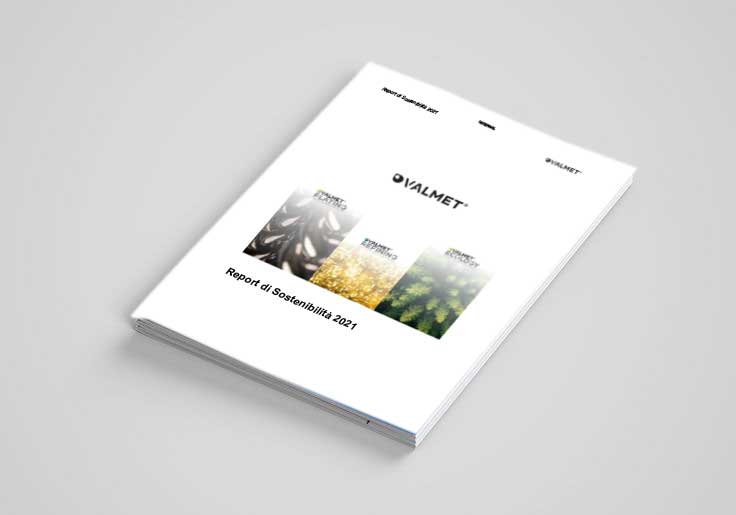 Valmet presents its first sustainability report , covering the year 2021